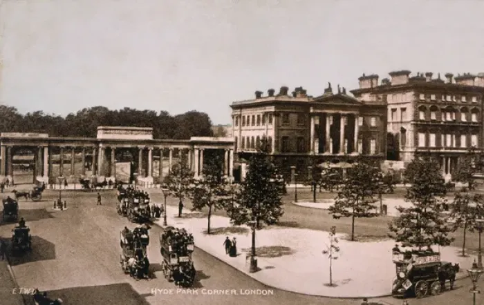 Framed Print : Hyde Park Corner C1900 Framed Print : Hyde Park Corner C1900