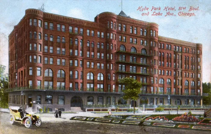 Framed Print : Hyde Park Hotel, Chicago, Illinois, USA Framed Print : Hyde Park Hotel, Chicago, Illinois, USA