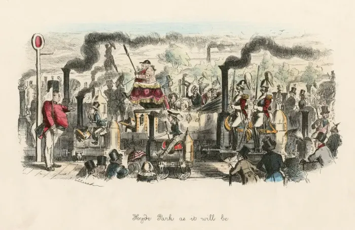 Framed Print : Hyde Park Steamed Up Framed Print : Hyde Park Steamed Up