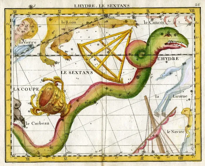 Framed Print : Hydra and Sextant Framed Print : Hydra and Sextant