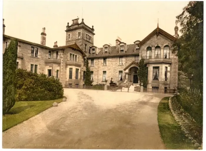 Framed Print : Hydropathic Building, Bridge of Allan, Scotland Framed Print : Hydropathic Building, Bridge of Allan, Scotland