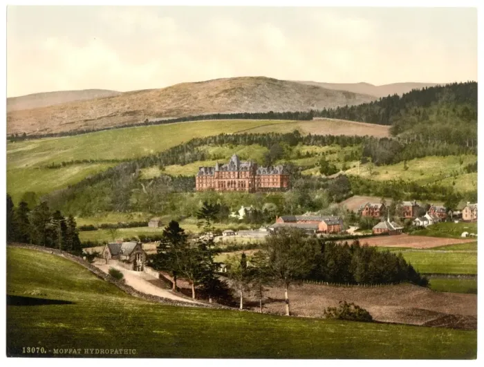 Framed Print : Hydropathic, Moffat, Scotland Framed Print : Hydropathic, Moffat, Scotland