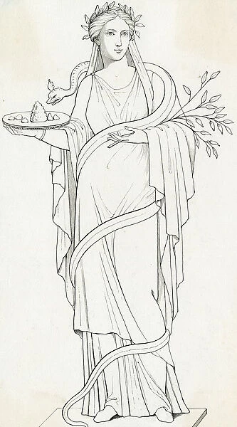 HYGEIA Greek deity, goddess of health, daughter of Aesculapius