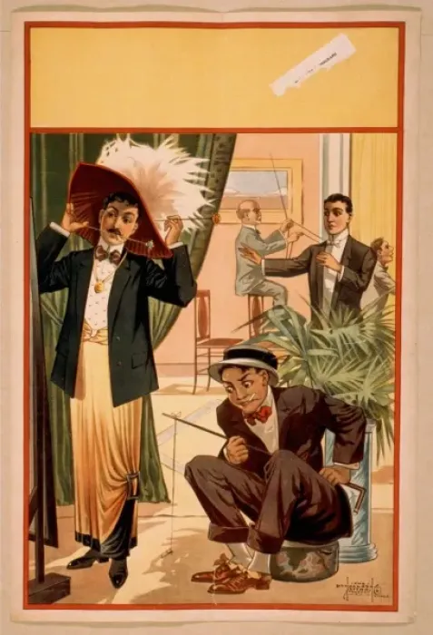 Framed Print : Hypnotist directing group of people to do unusual things: ma Framed Print : Hypnotist directing group of people to do unusual things: ma