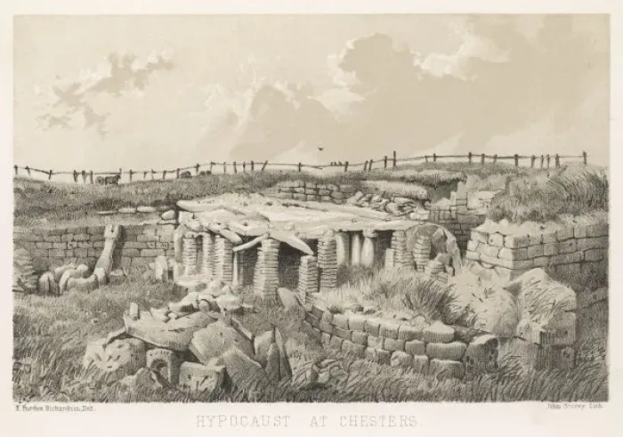 Framed Print : Hypocaust at Chesters Framed Print : Hypocaust at Chesters