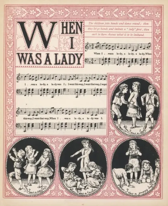 Framed Print : When I was a Lady 1886 Framed Print : When I was a Lady 1886