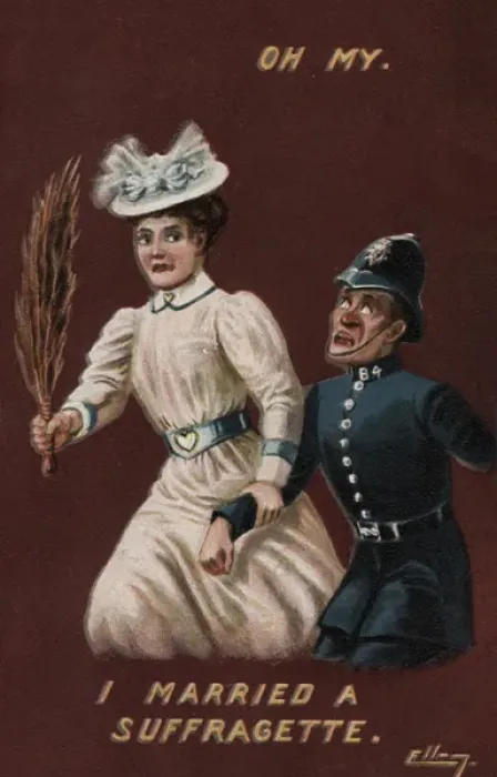 Framed Print : I Married a Suffragette - Oh My Framed Print : I Married a Suffragette - Oh My