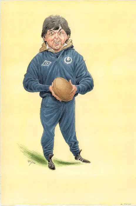 Framed Print : Ian McGeechan - Rugby coach Framed Print : Ian McGeechan - Rugby coach