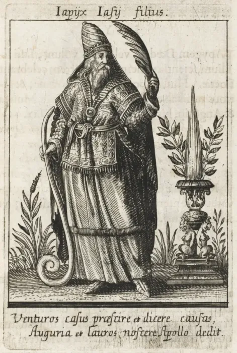 Framed Print : IAPYX, a reputed augur and seer of Apulia (Italy) Framed Print : IAPYX, a reputed augur and seer of Apulia (Italy)