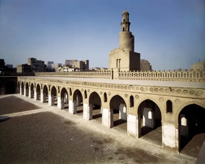 Framed Print : The Ibn Tulun Mosque. 879. EGYPT. Cairo. Islamic Framed Print : The Ibn Tulun Mosque. 879. EGYPT. Cairo. Islamic