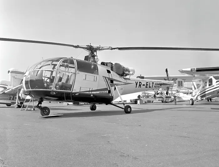 Framed Print : ICA-Brasov IAR-3160 Alouette III YR-ELT Framed Print : ICA-Brasov IAR-3160 Alouette III YR-ELT