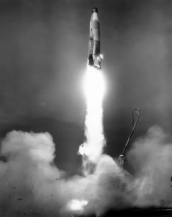 Framed Print : An ICBM test launch - Air Force Missile Test Centre Framed Print : An ICBM test launch - Air Force Missile Test Centre
