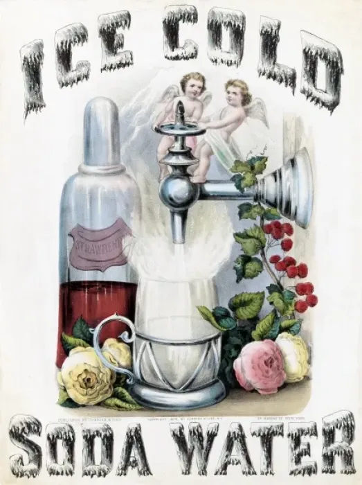 Framed Print : Ice Cold Soda Water Framed Print : Ice Cold Soda Water