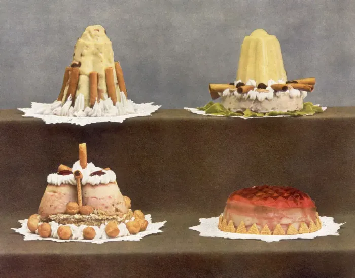Framed Print : Ice Cream Bombes Date: 1935 Framed Print : Ice Cream Bombes Date: 1935