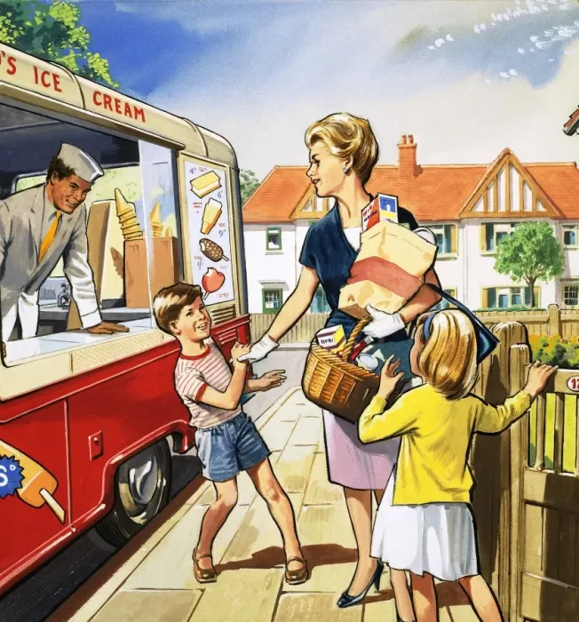 Framed Print : Ice Cream Man Framed Print : Ice Cream Man