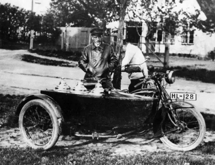Framed Print : Ice Cream Motor Bike Framed Print : Ice Cream Motor Bike