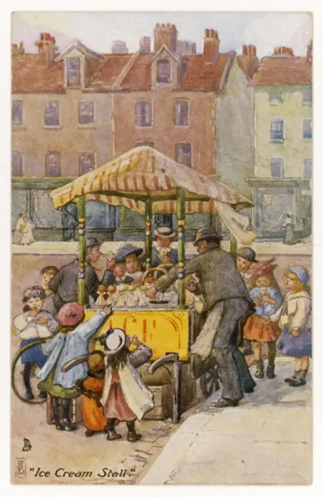 Framed Print : ICE CREAM STALL Framed Print : ICE CREAM STALL