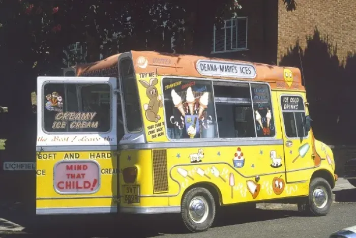 Framed Print : Ice Cream Van Framed Print : Ice Cream Van