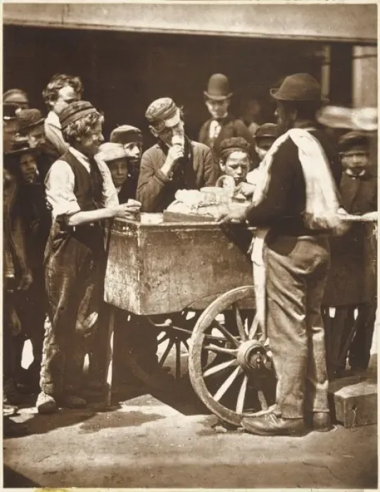 Framed Print : Ice Cream Vendor 1877 Framed Print : Ice Cream Vendor 1877