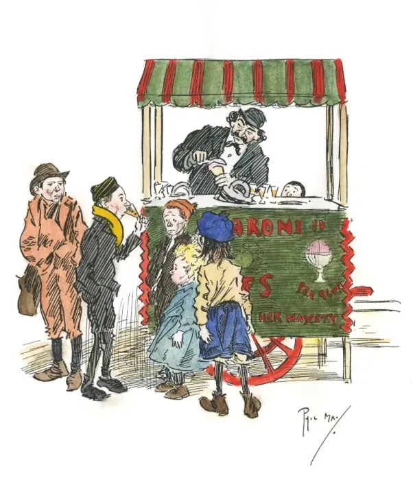 Framed Print : Ice Cream Vendor, London Framed Print : Ice Cream Vendor, London