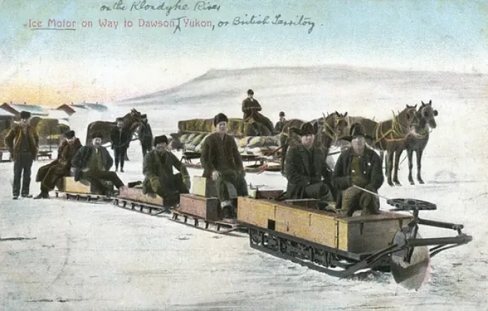 Framed Print : Ice motor on way to Dawson City, Yukon, Canada Framed Print : Ice motor on way to Dawson City, Yukon, Canada