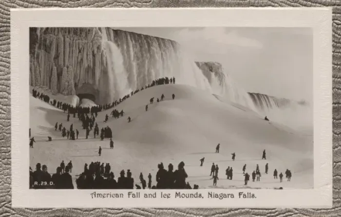 Framed Print : Ice Mounds at Niagara Falls Framed Print : Ice Mounds at Niagara Falls