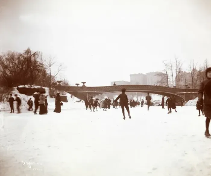 Framed Print : Ice Skating, Central Park, New York Framed Print : Ice Skating, Central Park, New York