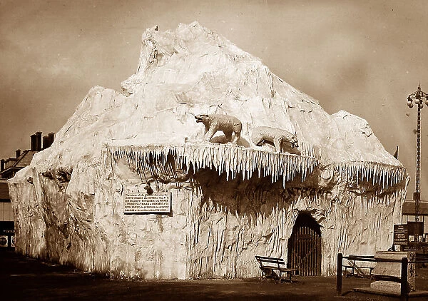 Iceberg exterior, Royal Naval Exhibition of 1891 in London