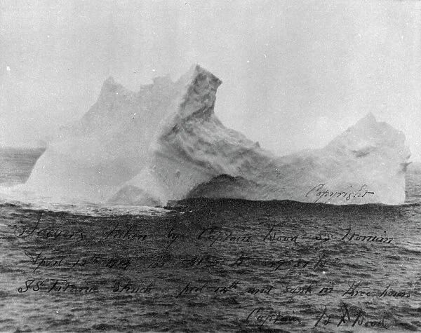 Iceberg that sank the Titanic available as Framed Prints, Photos, Wall Art  and Photo Gifts #4413388