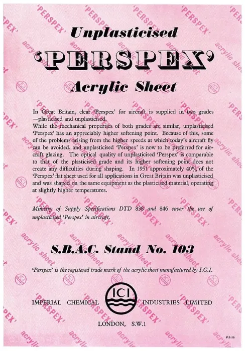 Framed Print : ICI Plastics - Perspex Acrylic Sheet Framed Print : ICI Plastics - Perspex Acrylic Sheet