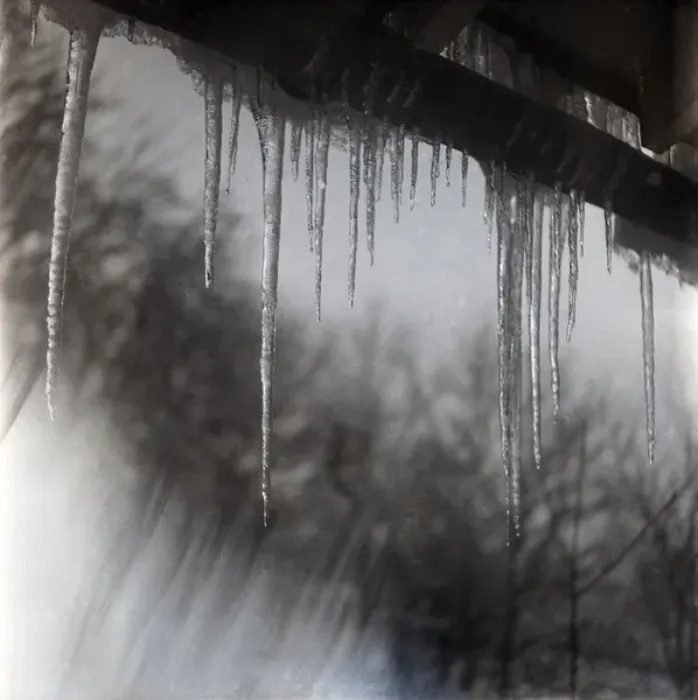 Framed Print : Icicles hanging Framed Print : Icicles hanging