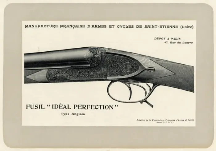 Framed Print : Ideal Perfection gun by Mimard & Blachon Framed Print : Ideal Perfection gun by Mimard & Blachon