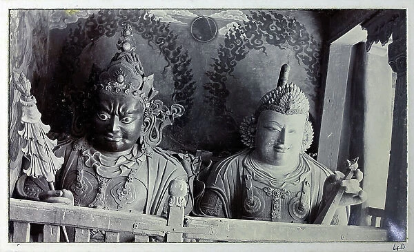 Idols in monastery at Gyantse, from a fascinating album which reveals new details on a little-known campaign in which a British military force brushed aside Tibetan defences to capture Lhasa, in 1904