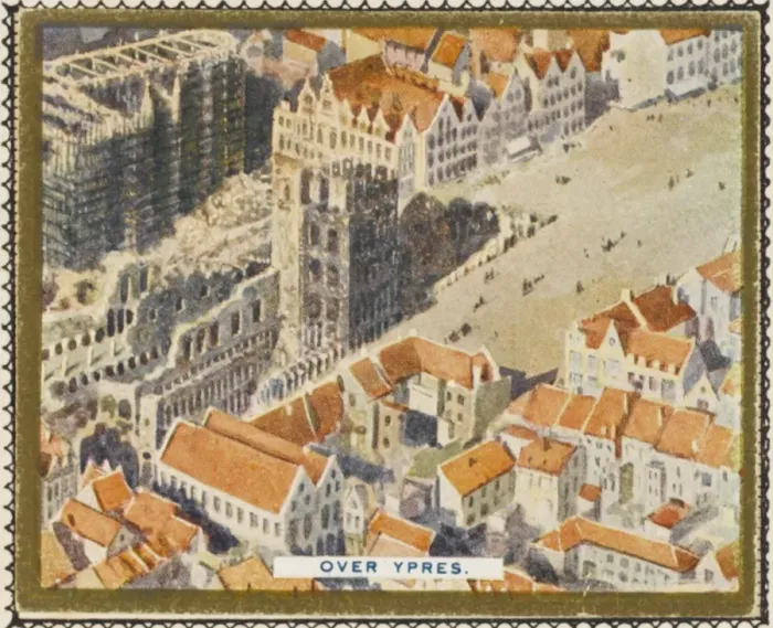 Framed Print : Ieper / Ypres from Air Framed Print : Ieper / Ypres from Air