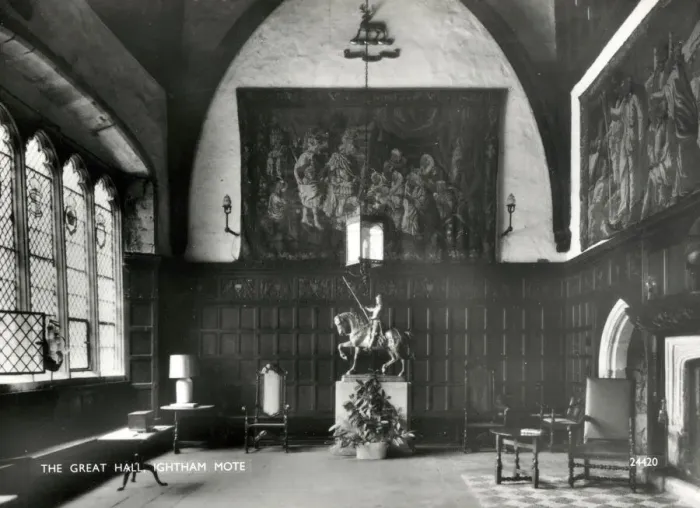 Framed Print : Ightham Mote, Kent - The Great Hall Framed Print : Ightham Mote, Kent - The Great Hall