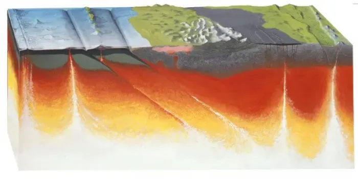 Framed Print : Igneous activity Framed Print : Igneous activity