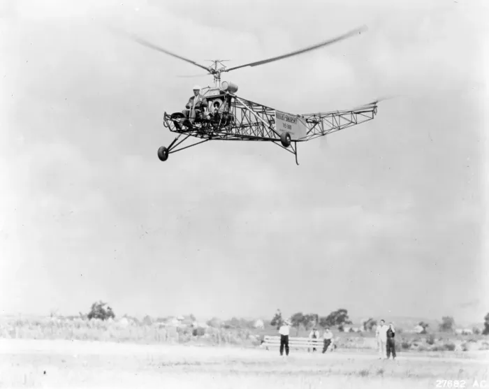 Framed Print : Igor Sikorsky at the controls of the Sikorsky VS-300 Framed Print : Igor Sikorsky at the controls of the Sikorsky VS-300