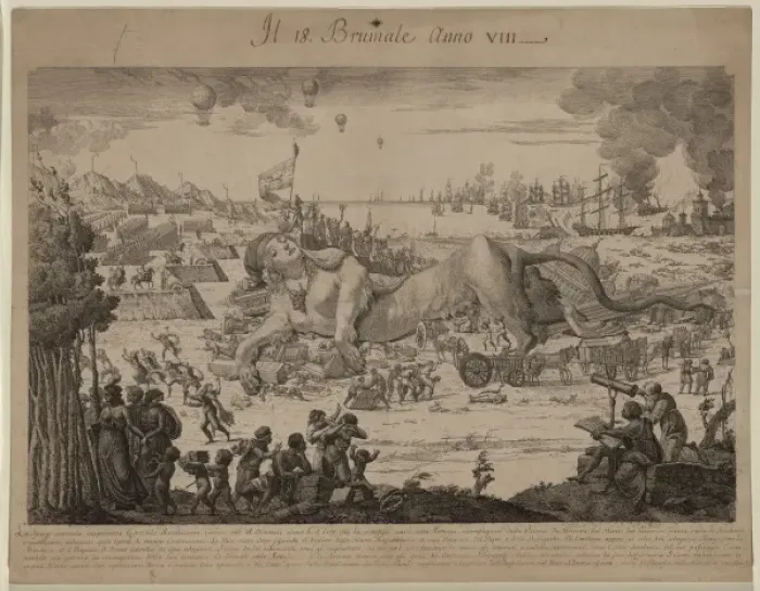 Framed Print : Il 18. brumale, anno VIII Framed Print : Il 18. brumale, anno VIII