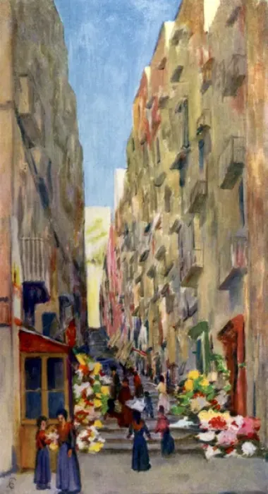 Framed Print : Il Gridone, Naples, Italy Framed Print : Il Gridone, Naples, Italy