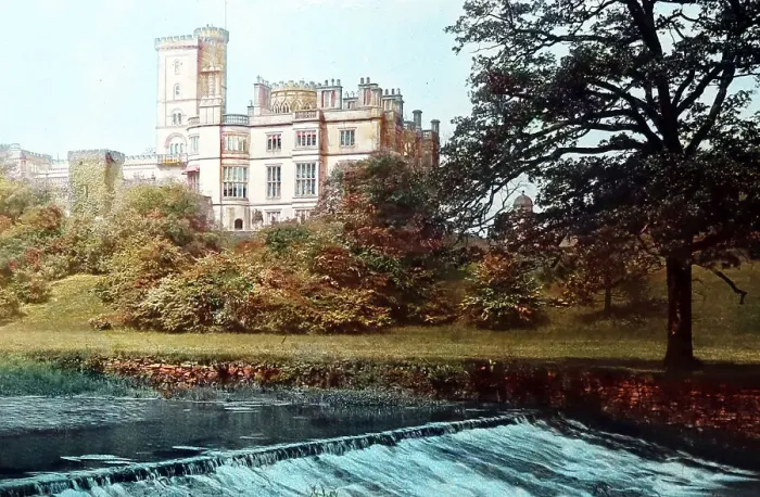 Framed Print : Ilam Hall, Ashbourne, Victorian period Framed Print : Ilam Hall, Ashbourne, Victorian period
