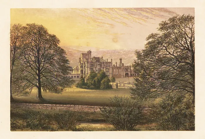 Framed Print : Ilam Hall, Staffordshire, England Framed Print : Ilam Hall, Staffordshire, England
