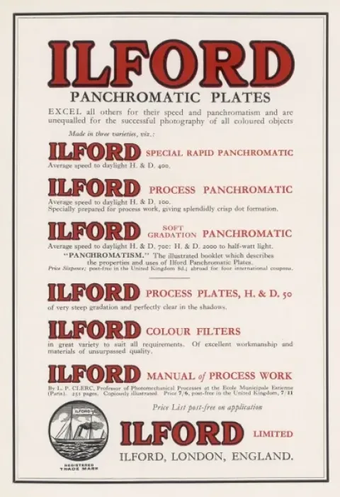 Framed Print : Ilford Photographic 1929 Framed Print : Ilford Photographic 1929