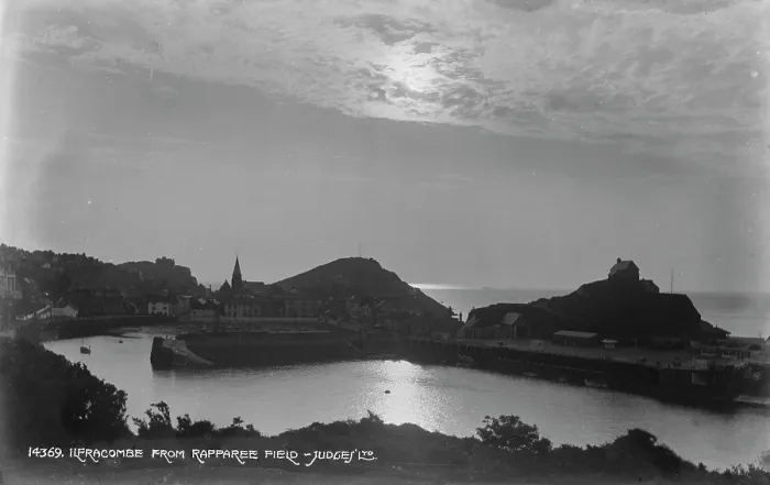 Framed Print : Ilfracombe from Rapparee Field Framed Print : Ilfracombe from Rapparee Field