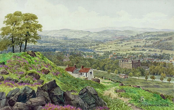 Ilkley viewed from Ilkley Moor, West Yorkshire