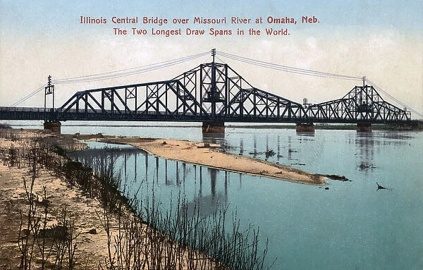 Illinois Central Bridge, Omaha, Nebraska, USA