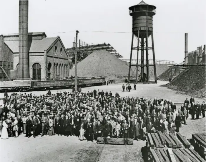Framed Print : Illinois Steel Company Framed Print : Illinois Steel Company