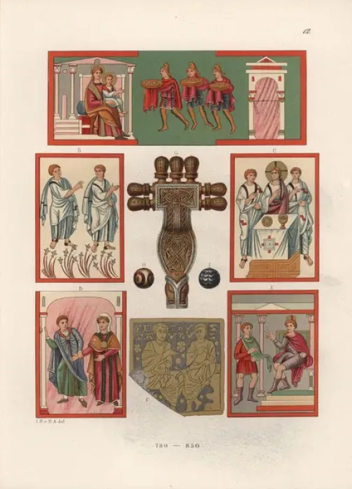 Framed Print : Illuminated figures Framed Print : Illuminated figures