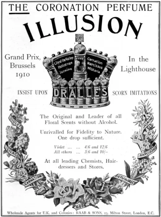 Framed Print : Illusion Coronation Perfume advertisement, 1911 Framed Print : Illusion Coronation Perfume advertisement, 1911