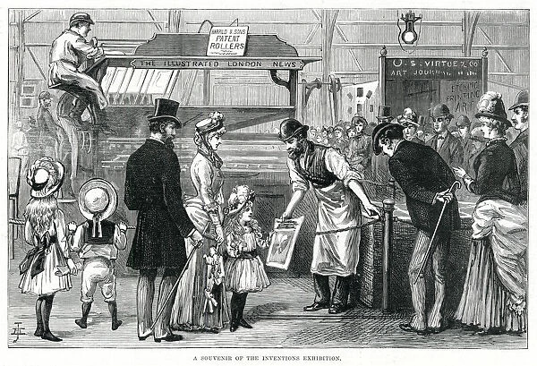 Illustrated London News, Harrild & Sons roller printer 1885 Illustrated London