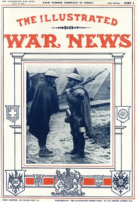 Framed Print : Illustrated War News - Tommy at the Front Framed Print : Illustrated War News - Tommy at the Front